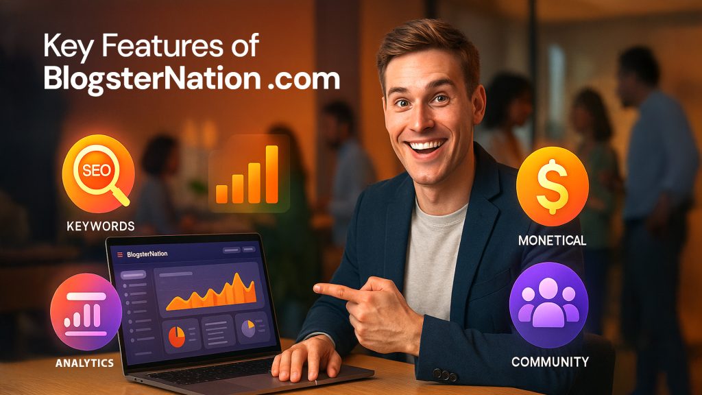 Key Features of BlogsterNation .com
