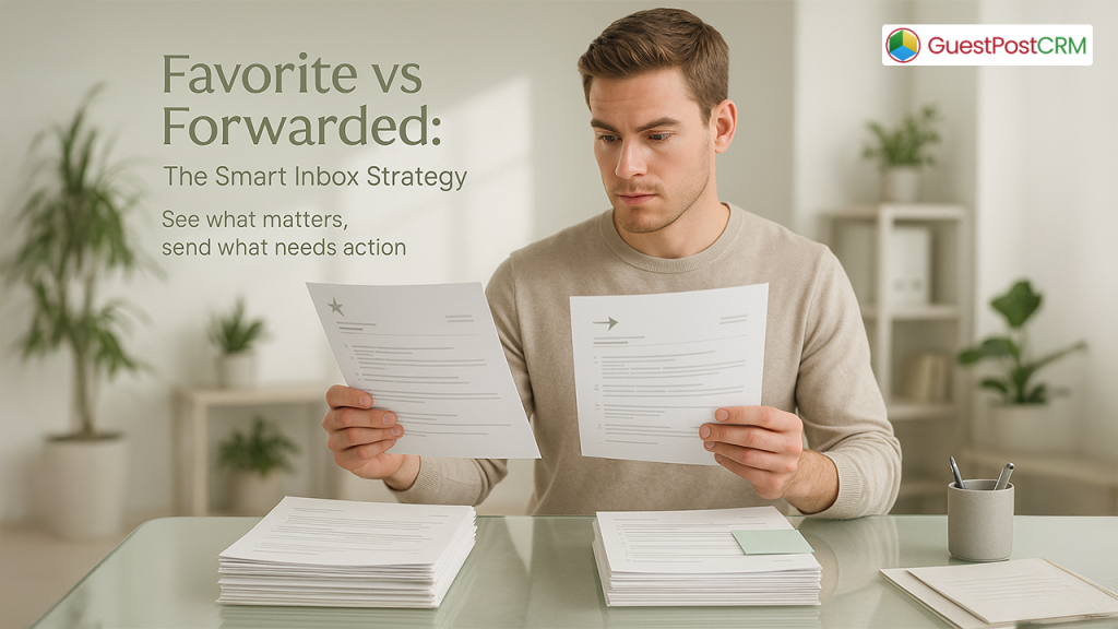 Difference between favorite and forwarded Emails