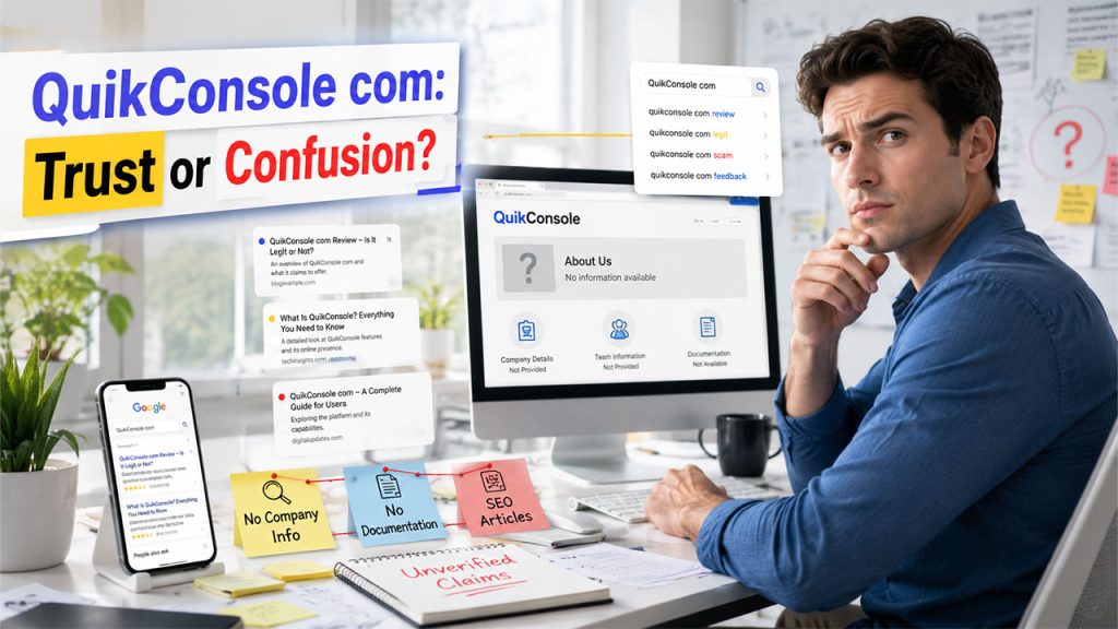 QuikConsole com - Trust or Confusion