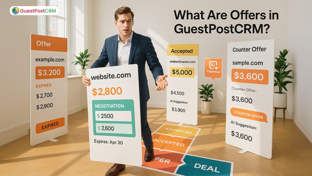 What Are Offers in GuestPostCRM