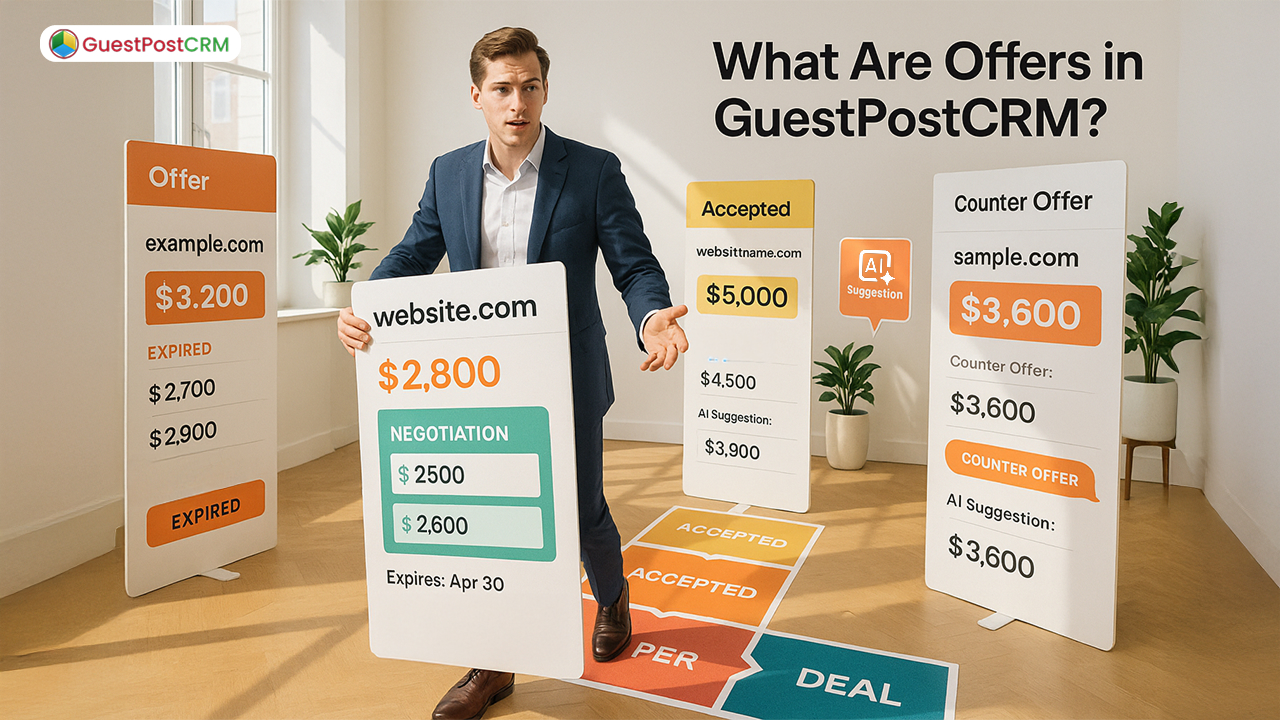 What Are Offers in GuestPostCRM