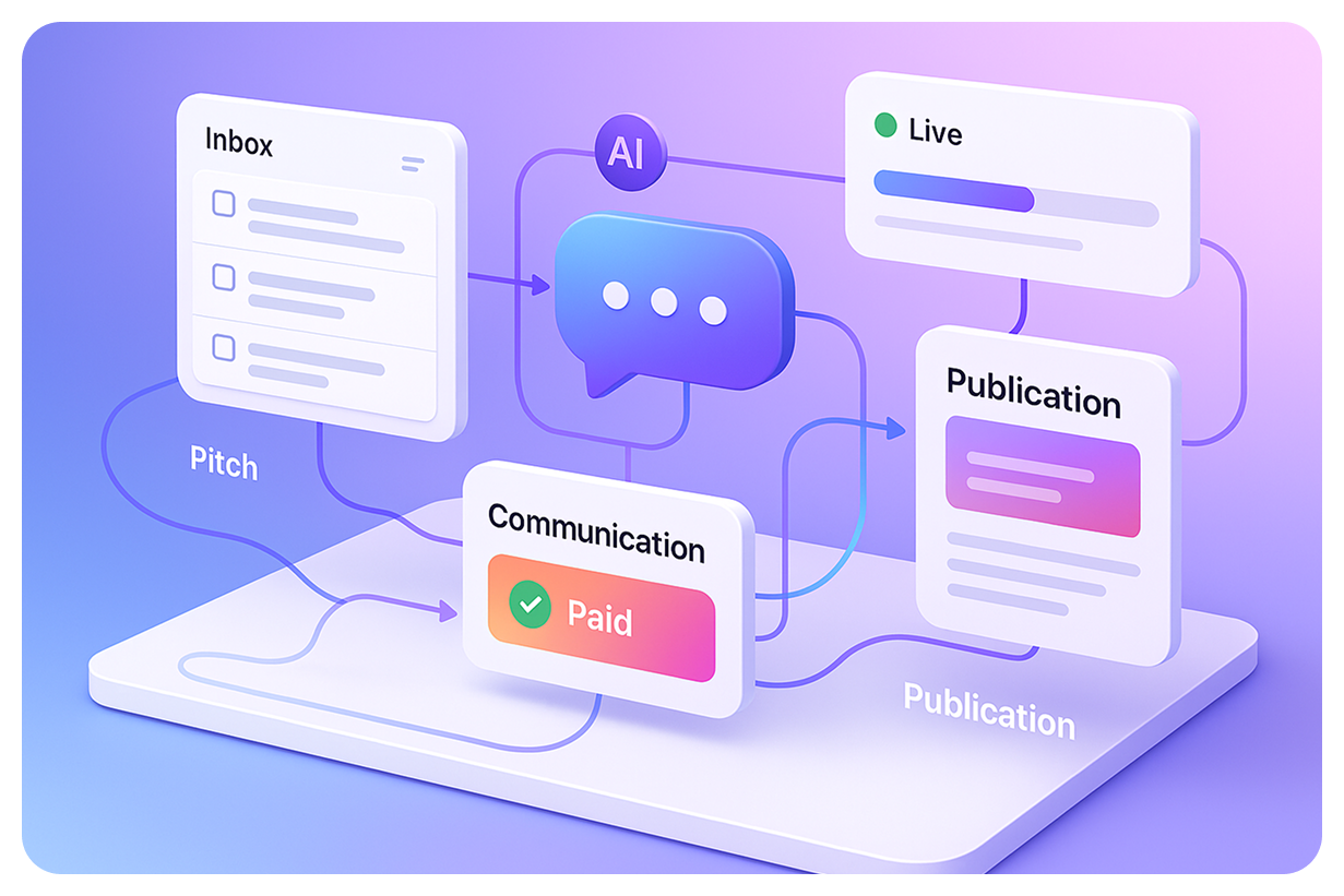 Guest Posting CRM Dashboard Interface