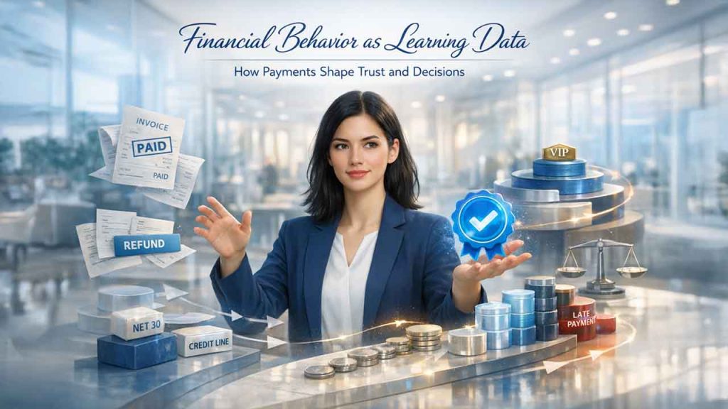 Financial Behavior as Learning Data