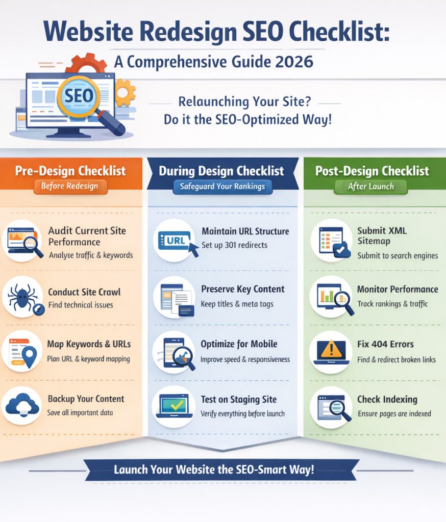 Website Redesign SEO Checklist