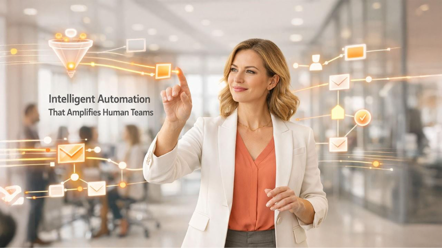 Intelligent Automation That Amplifies Human Team 
