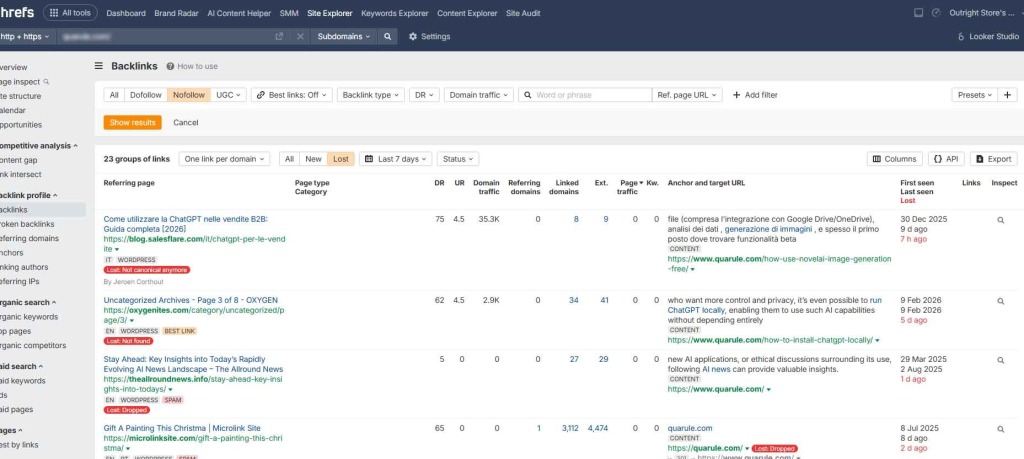 Backlink Checker Ahrefs