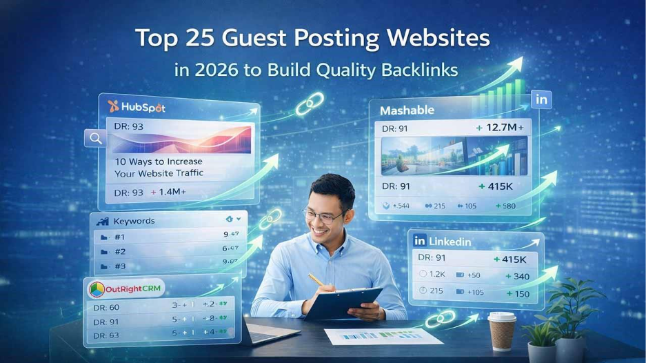 Top 25 Guest Posting Websites in 2026 to Build Quality Backlinks