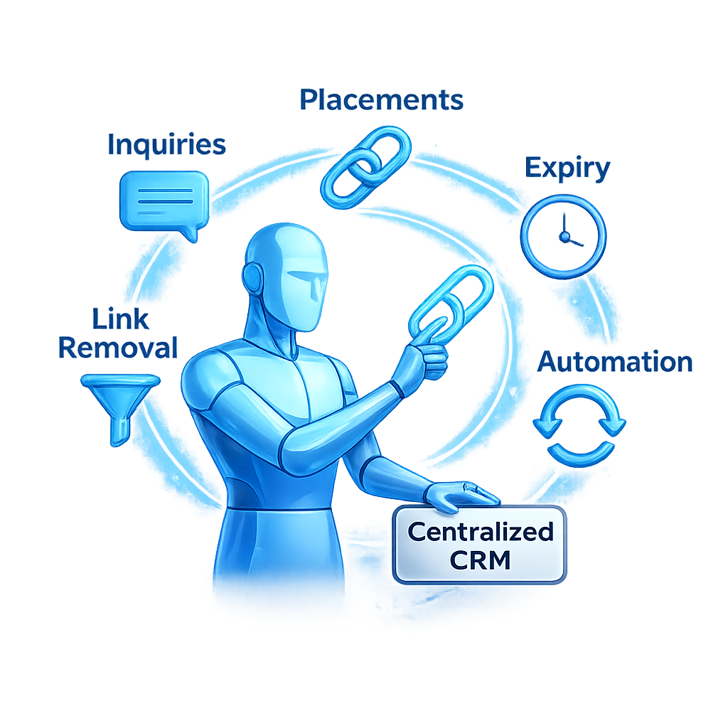 GuestPostCRM Dashboard