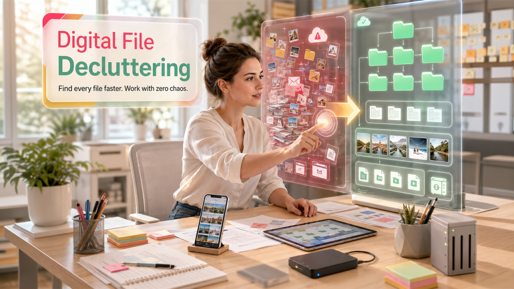 How to Declutter Digital Files: A Complete Guide to a Cleaner Digital Workspace