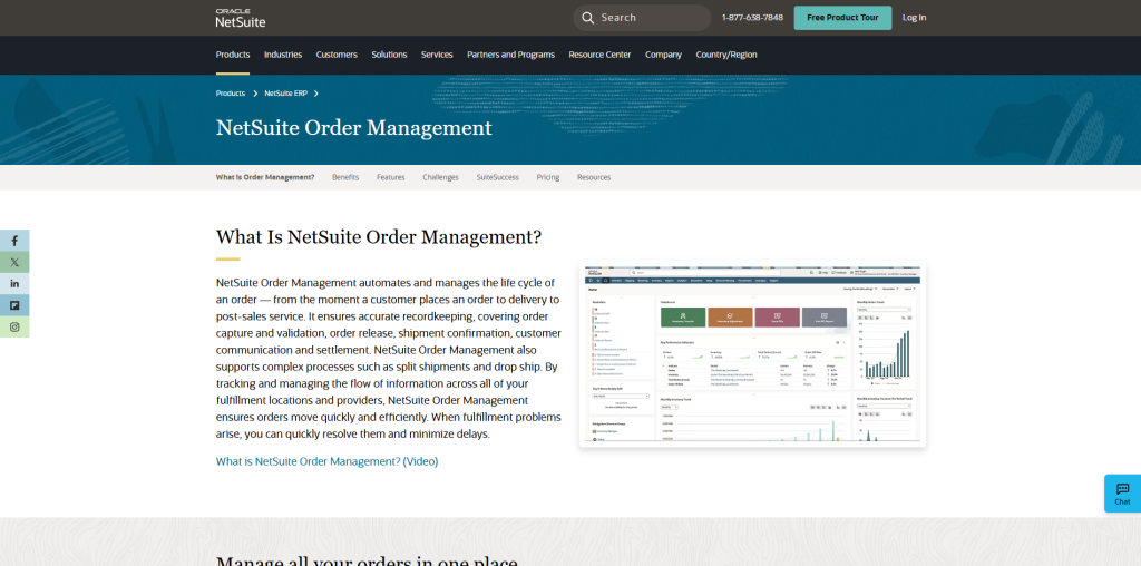 Oracle NetSuite Order Management