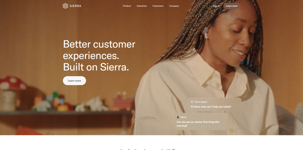 Sierra — The Customer Experience Agent