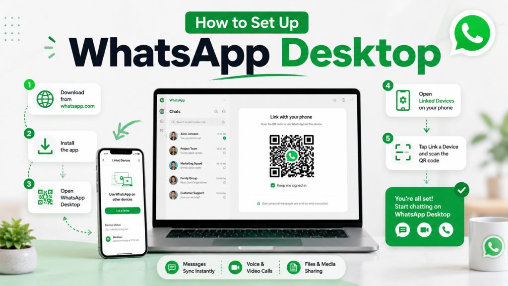 How to Set Up WhatsApp Desktop