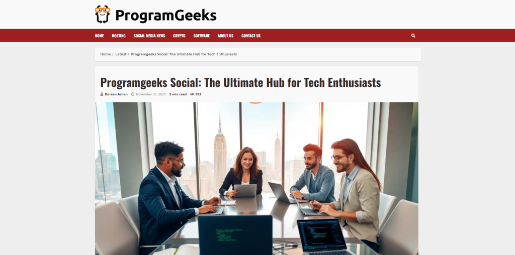 ProgramGeeks Social