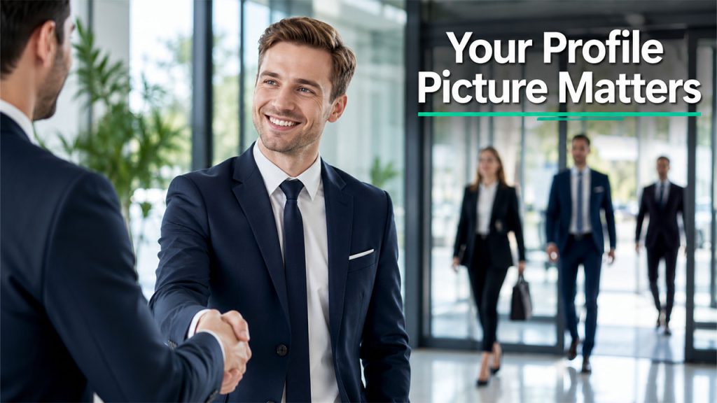 Professional profile picture used consistently across digital platforms to strengthen personal branding and online recognition.