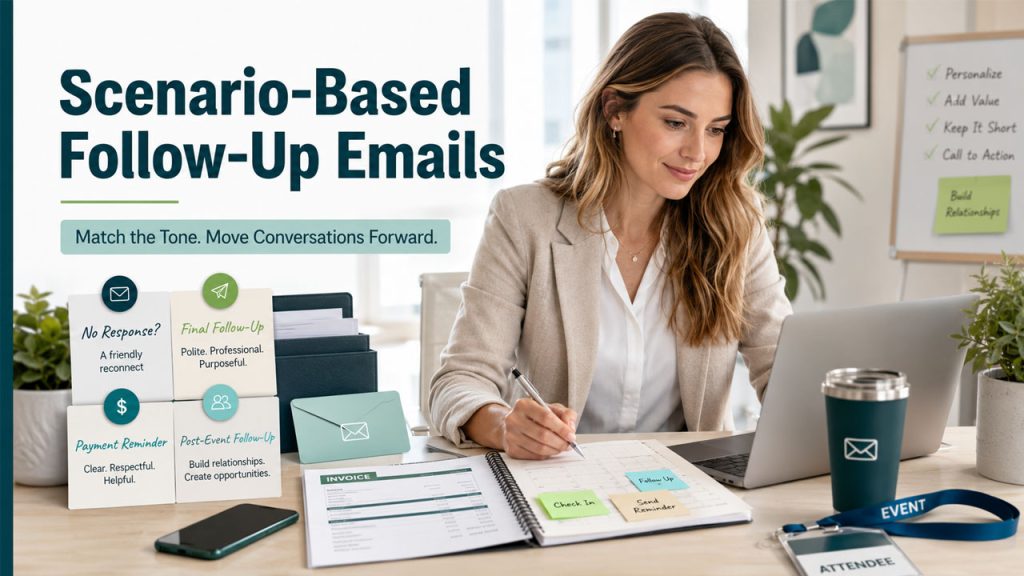 Additional Follow-Up Email Templates Categorized by Scenario