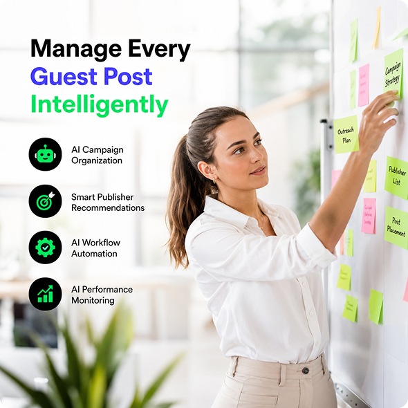 Manage every guest post intelligently