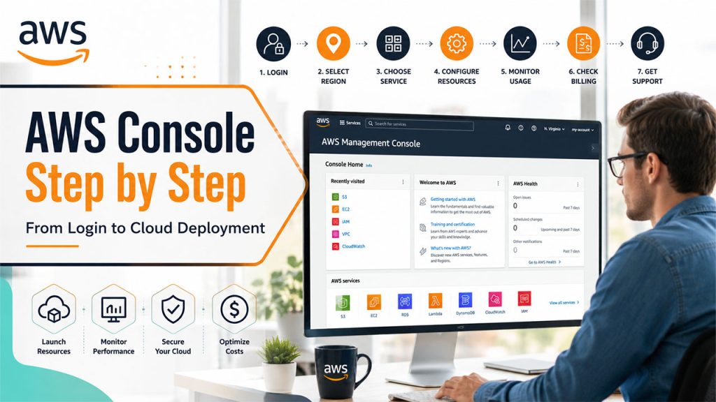 Detailed Guide to Utilizing the AWS Console  