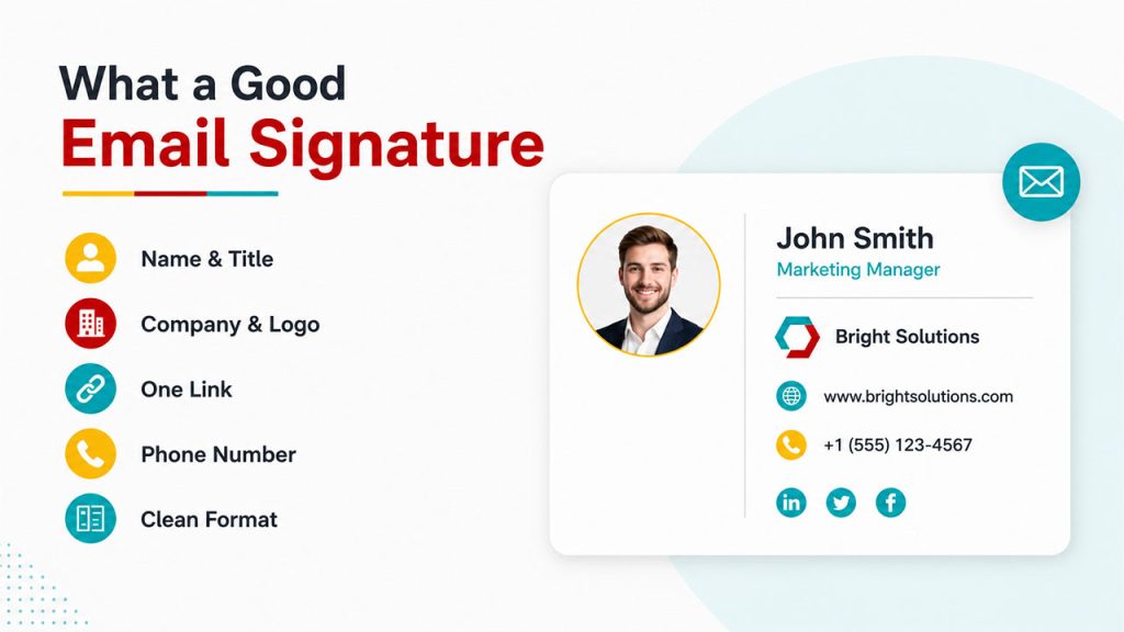 What a Good Email Signature Should Include