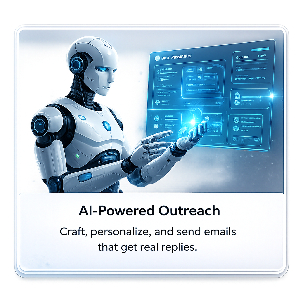 AI-Powered Outreach — craft, personalize, and send emails that get real replies