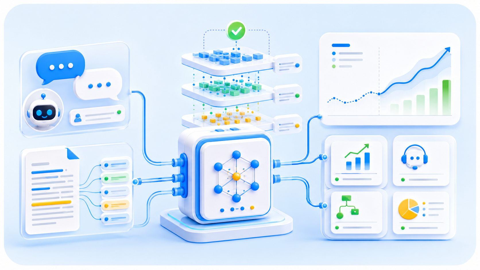 Artificial intelligence technology illustration