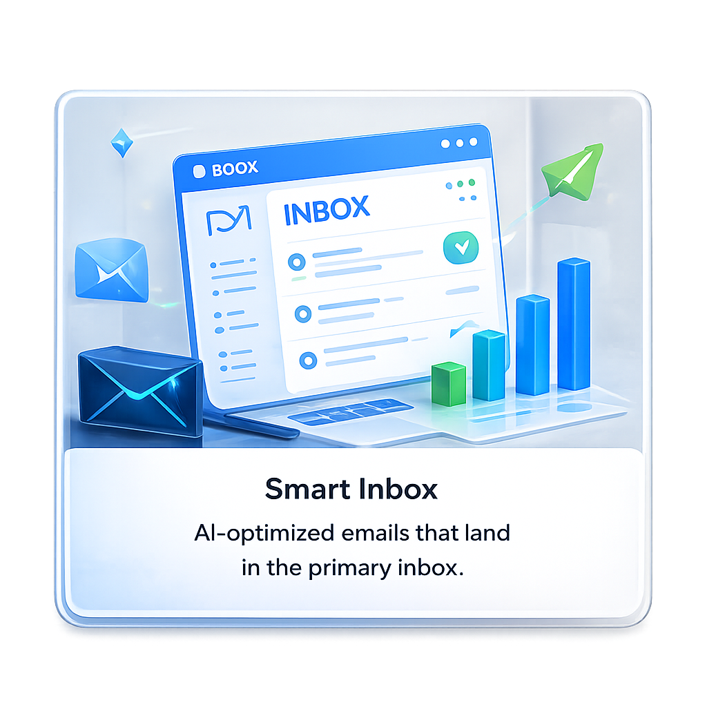 Smart Inbox — AI-optimized emails that land in the primary inbox