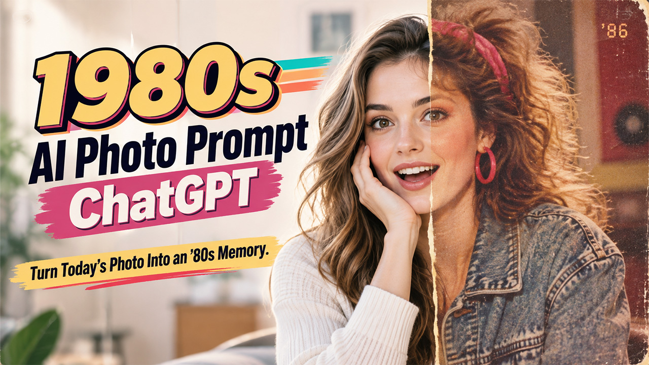 1980s AI Photo Prompt ChatGPT