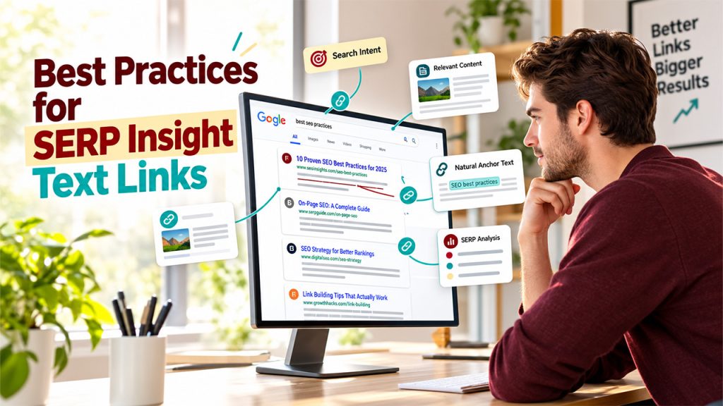 SERP Insight Text Links