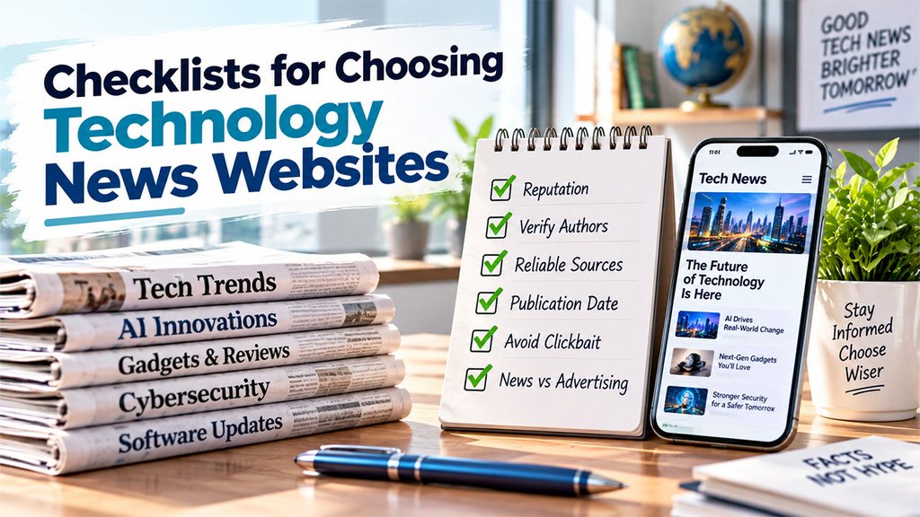Checklists for Choosing Technology News Websites