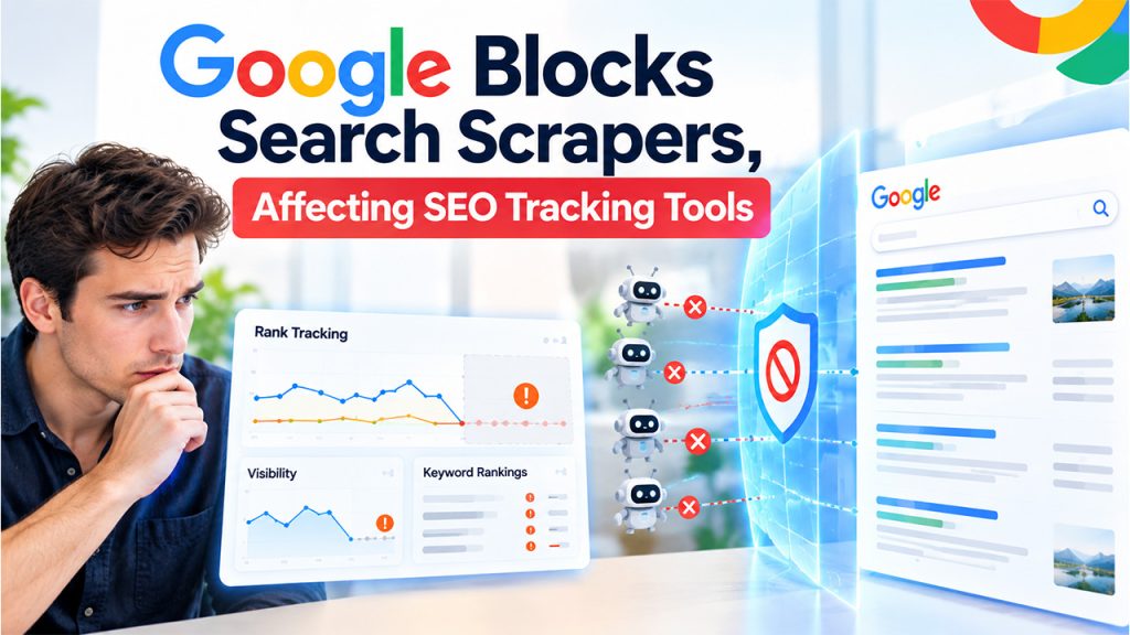 Google Blocks Search Scrapers, Affecting SEO Tracking Tools