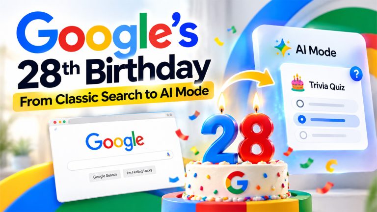 Google’s 28th Birthday Brings an AI Mode Quiz