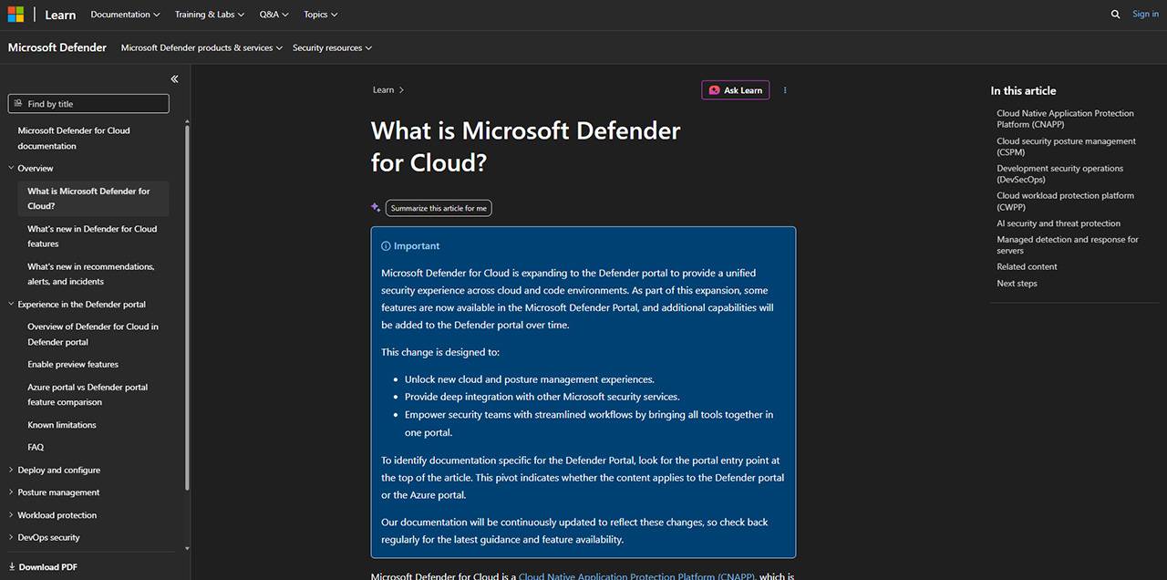 Microsoft Defender for Cloud