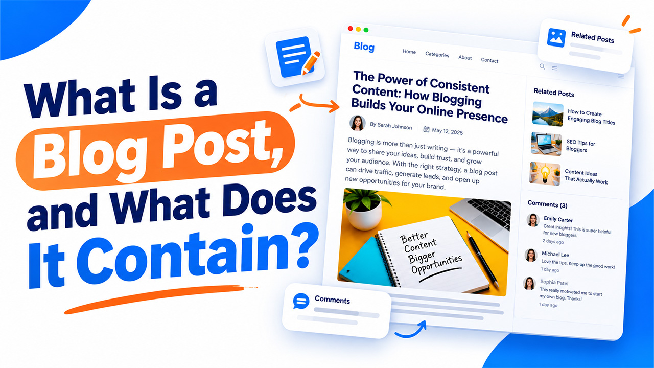 What Is a Blog Post, and What Does It Contain